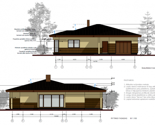 Sava Architektūra namų projektai - 7 fasadai 2